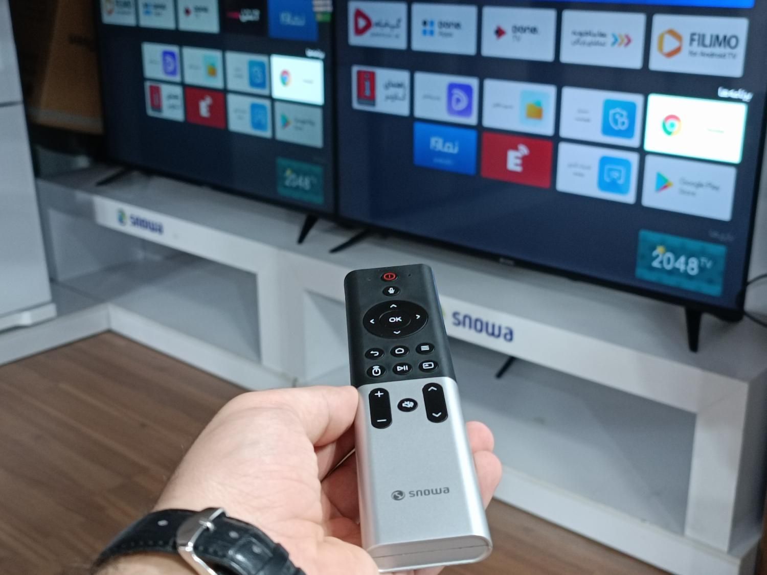 تلویزیون اسنوا ۵۵ اینچ 4k smart|تلویزیون و پروژکتور|سنندج, |دیوار