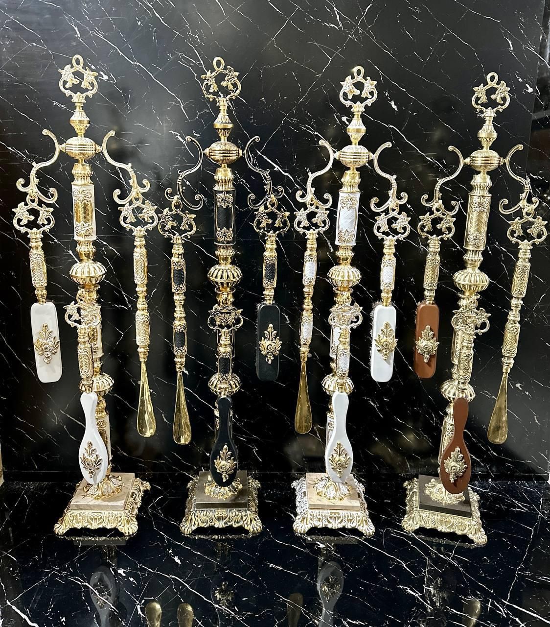 ست پاشنه کش برنز تولیدی ماهانی|صنایع دستی و سایر لوازم تزئینی|ری, ملک‌آباد|دیوار