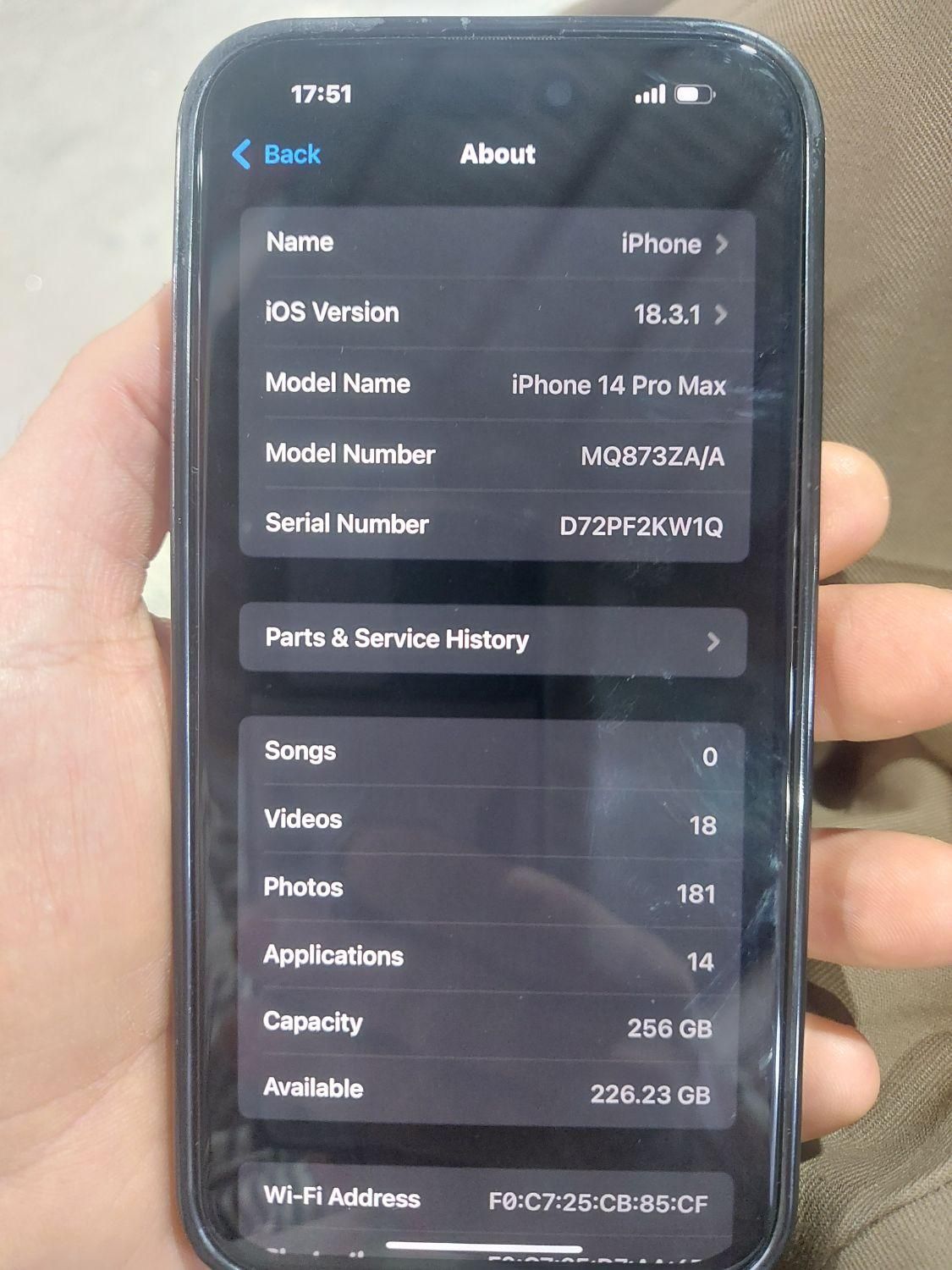 اپل iphone 14 Pro Max با حافظهٔ ۲۵۶ گیگابایت|موبایل|جوانرود, |دیوار