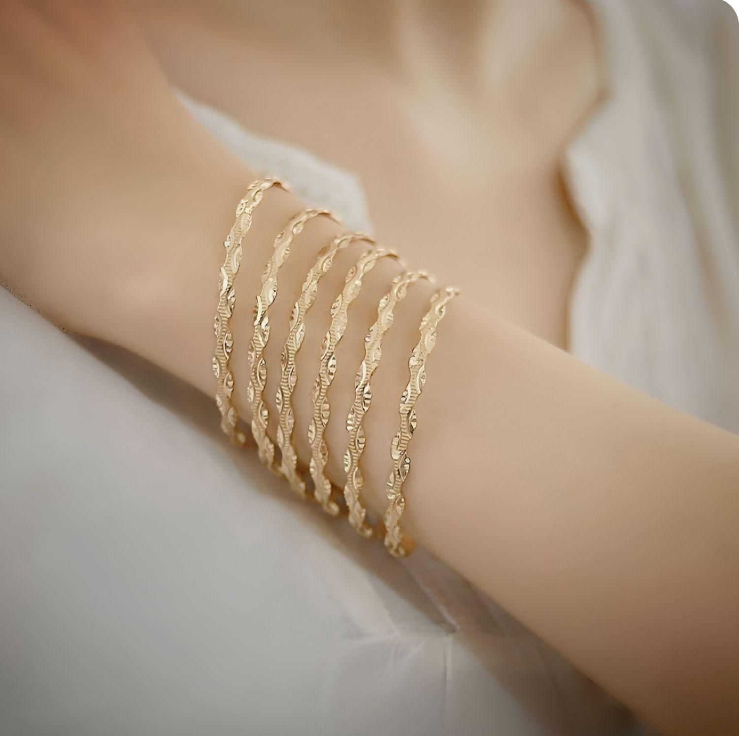 النگوی 6 عددی طلاروس مدل ارمغان|بدلیجات|کاشان, مفتح|دیوار