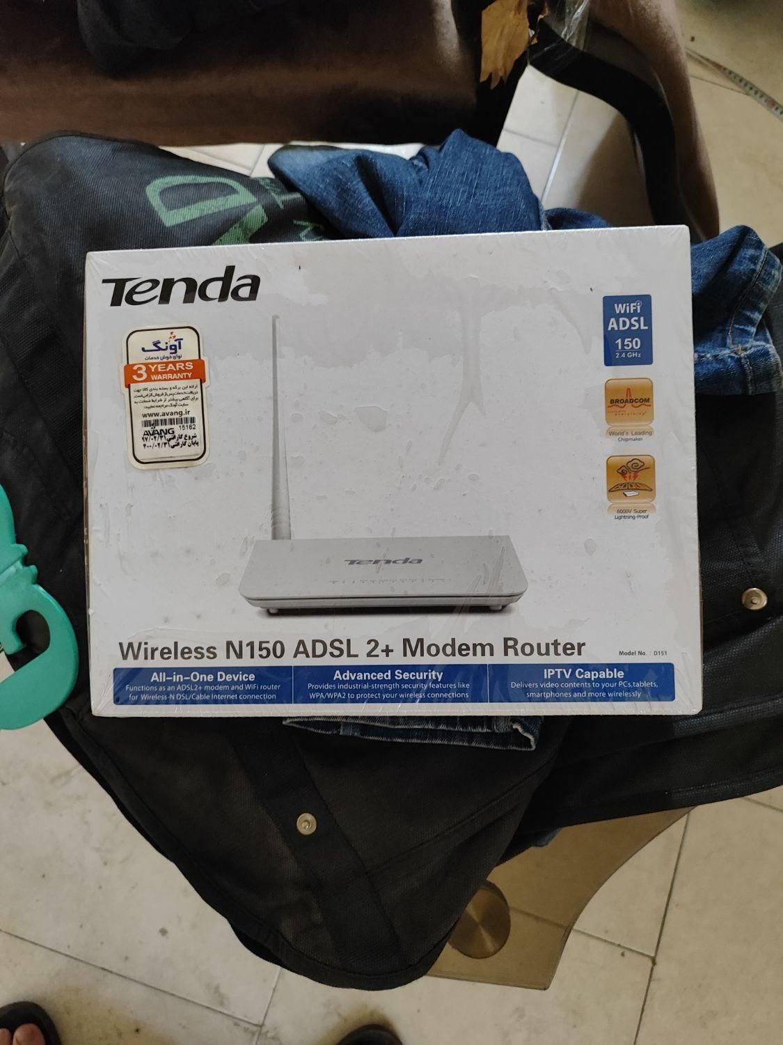 مودم Tenda N150 ADSL 2|مودم و تجهیزات شبکه|تهران, شاهین|دیوار