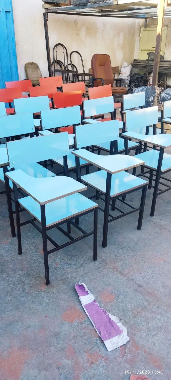 میز صندلی انتظارآموزشی دانشجویی ام دی اف فیروزه ای|صندلی و نیمکت|تهران, بهارستان|دیوار