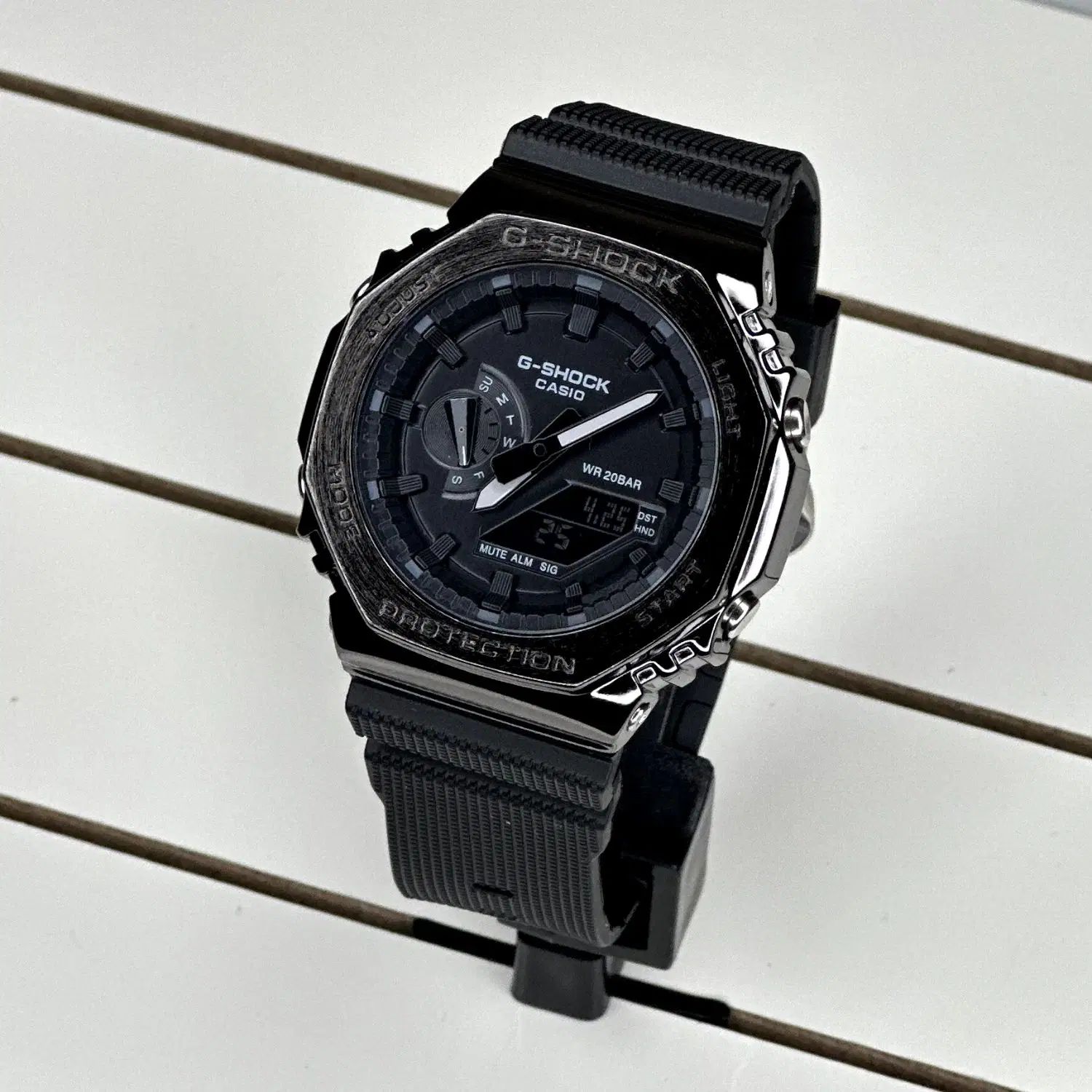 ساعت جی شاک تایلندی قاب فلزیGM2100تمام مشکیgshock|ساعت|تهران, سعادت‌آباد|دیوار