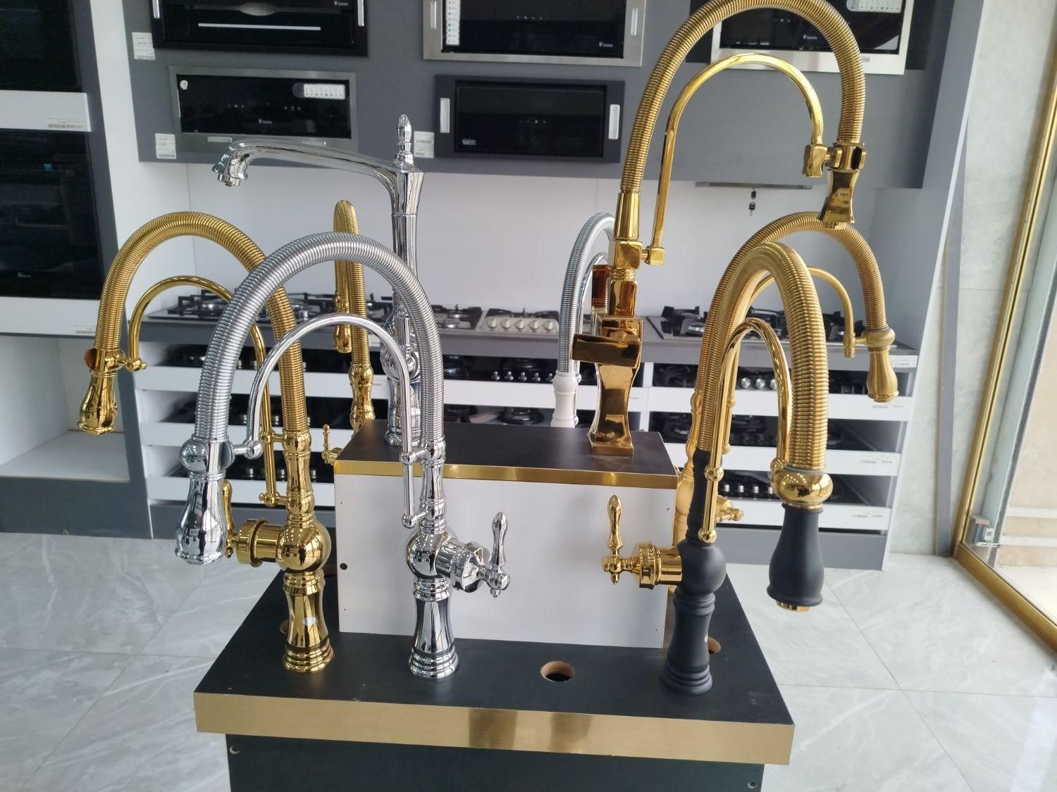 شیرآلات فنری سینک شاوری|مصالح و تجهیزات ساختمان|تهران, بروجردی|دیوار