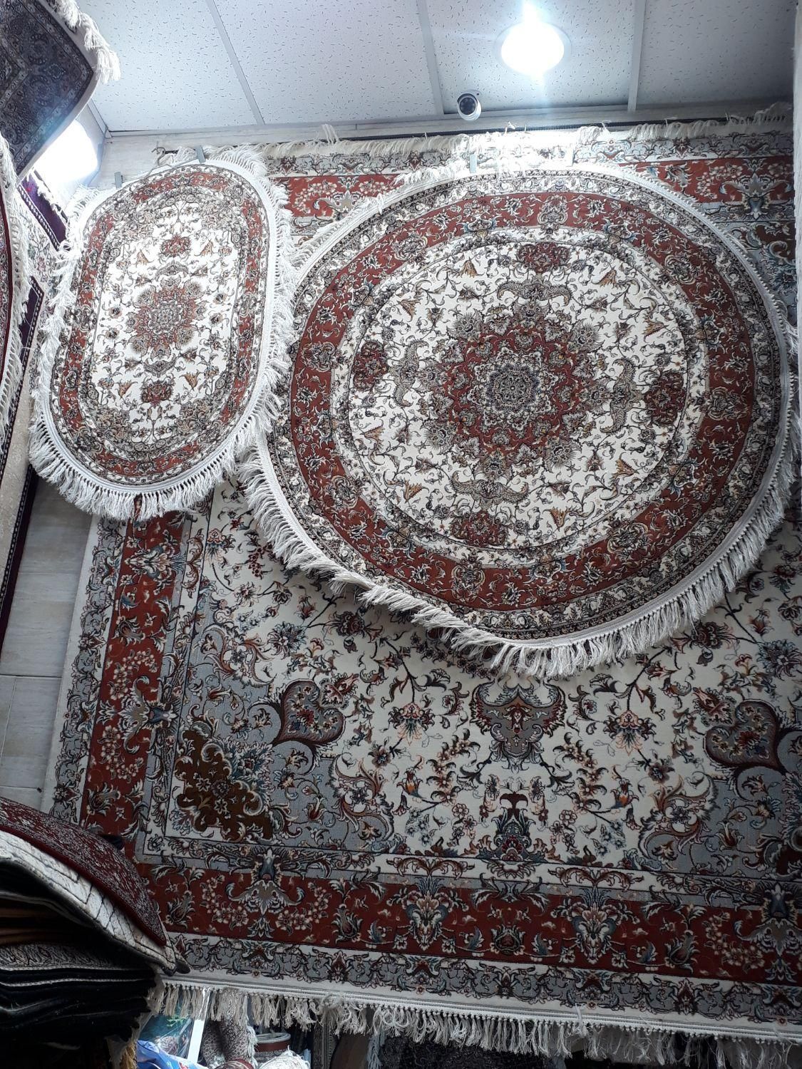 فرش اولیا دایره ۴متر ۲×۲سایز  بزرگ ۱۰۰۰شانه تارا|فرش|تبریز, |دیوار