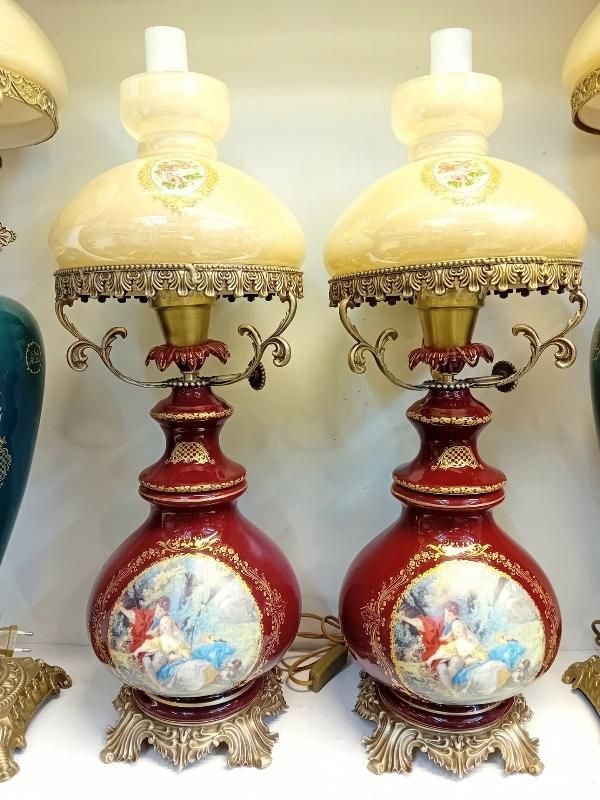 چراغ برقی برنزی|چراغ خواب و آباژور|اردبیل, |دیوار
