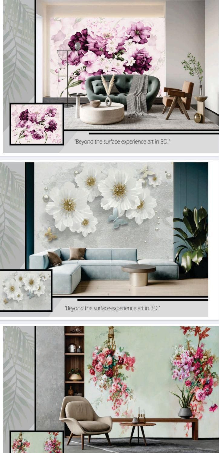 پوستر کاغذ دیواری چرمی یووی دار چاپی سه بعدی اکسل|مصالح و تجهیزات ساختمان|تهران, کوی بیمه|دیوار