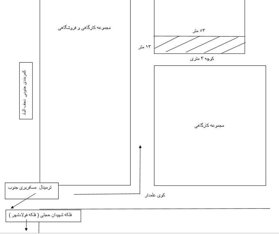فروش زمین کارگاهی و باغ|فروش دفتر صنعتی، کشاورزی، تجاری|نجفآباد, شهدا|دیوار