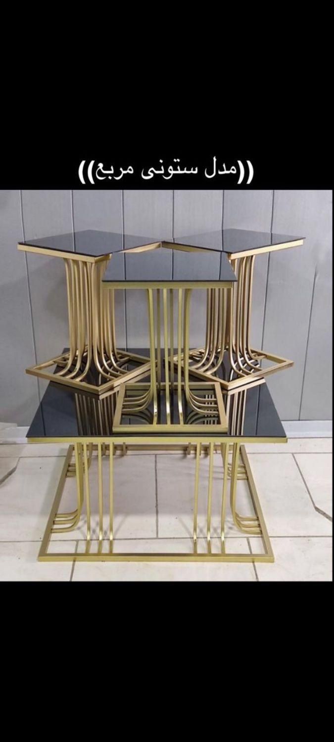 جلومبلی عسلی فلزی کاریزما مبل نهارخوری|مبلمان خانگی و میز عسلی|اردبیل, |دیوار