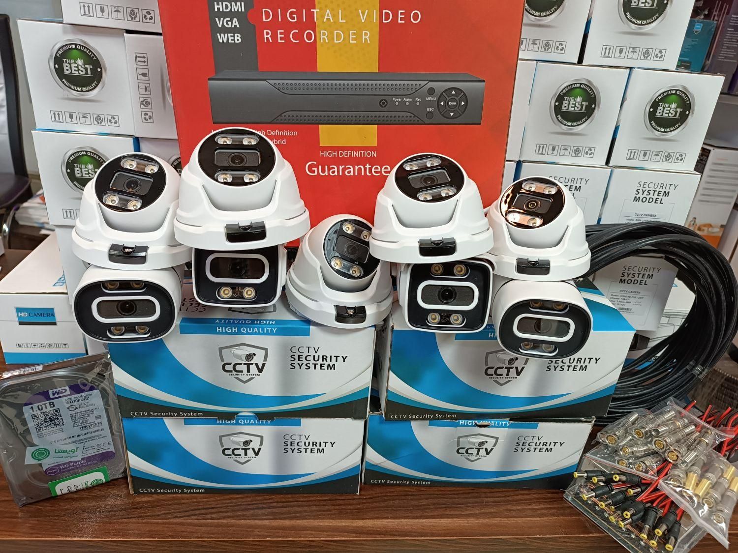 پک دوربین مداربسته تشخیص چهره(پایین‌ترین قیمت چین)|دوربین مداربسته|قدس, شهر‌قدس|دیوار