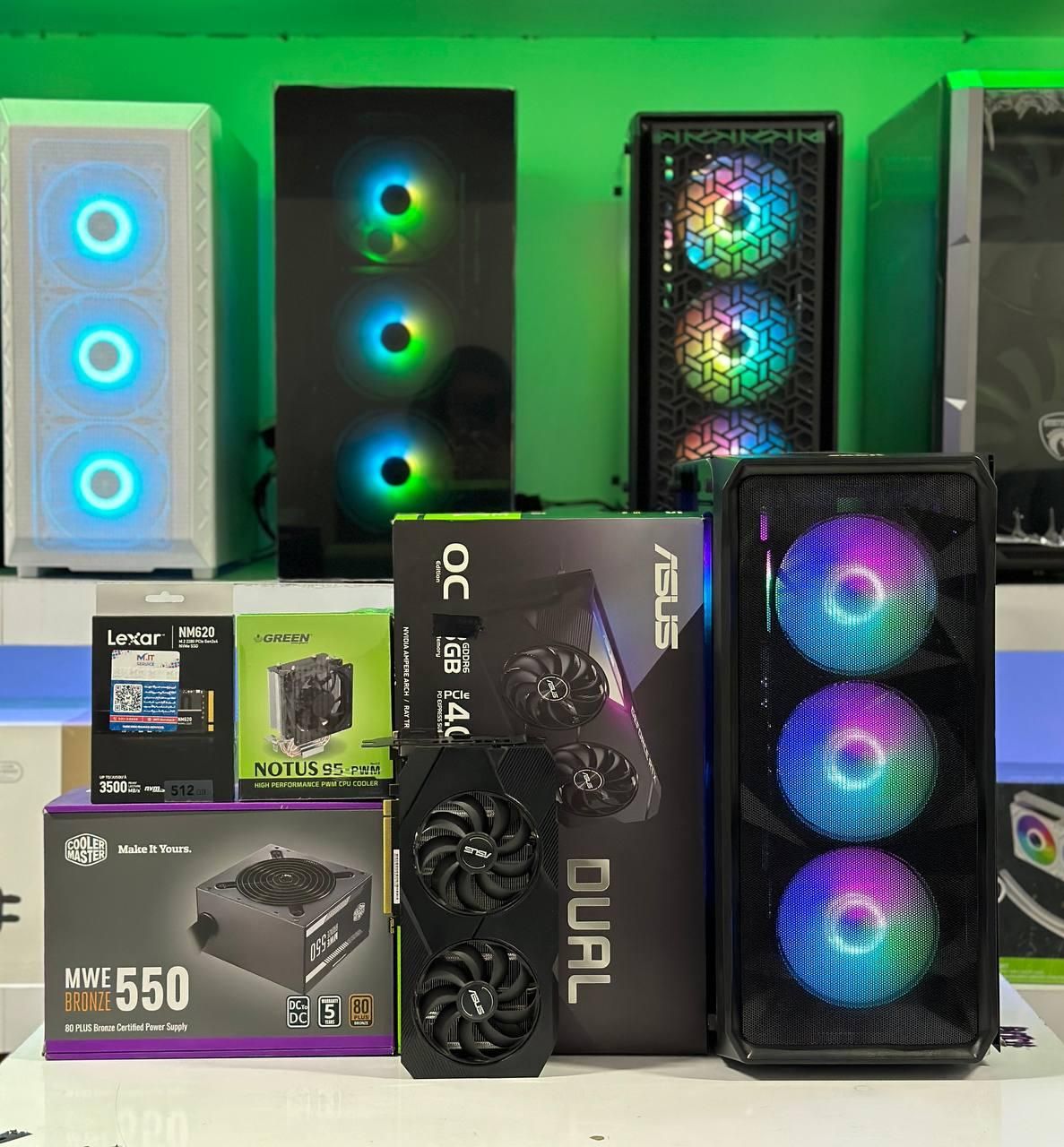 کیس گیمینگ رندرینگi512400F + RTX2060 + B760|رایانه رومیزی|مشهد, فلسطین|دیوار