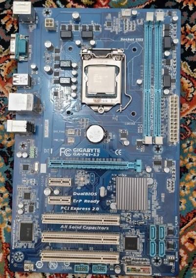 مادربرد Gigabyte GA-P61-S3 + CPU|قطعات و لوازم جانبی رایانه|تهران, آرژانتین|دیوار