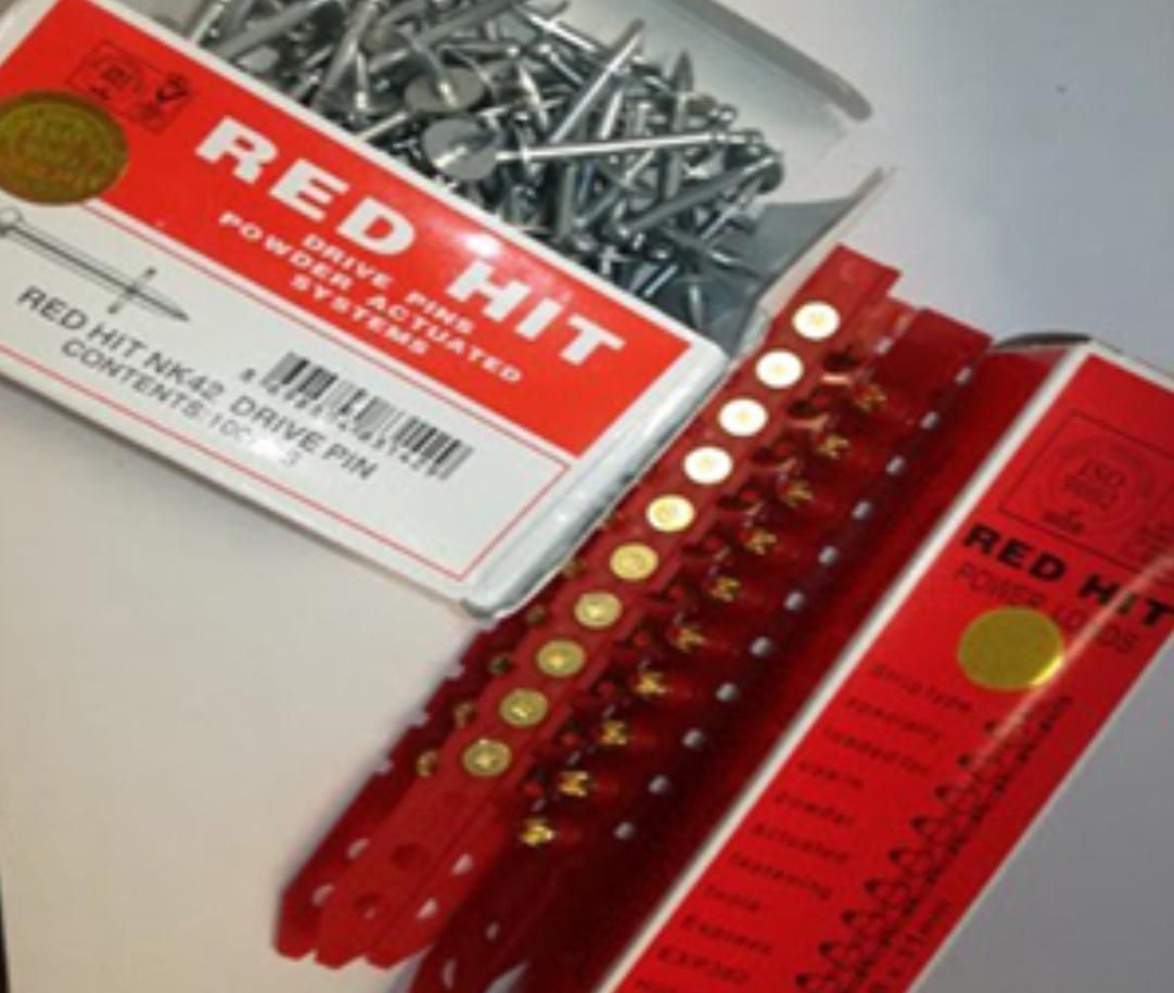 میخ و چاشنی بتن رد هیت|ابزارآلات|مشهد, کوی المهدی|دیوار