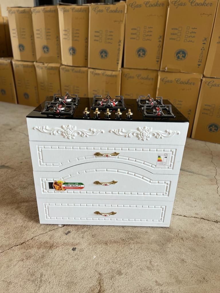 اجاق گاز بدنه چوبی mdf صفحه شیشه|اجاق گاز و لوازم برقی پخت‌وپز|تهران, امین حضور|دیوار