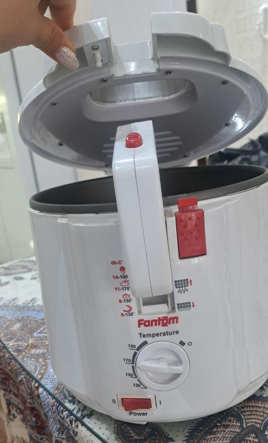 سرخ کن ۶ نفره برقی fantom در حد نو|اجاق گاز و لوازم برقی پخت‌وپز|اسلام‌شهر, مطهری|دیوار