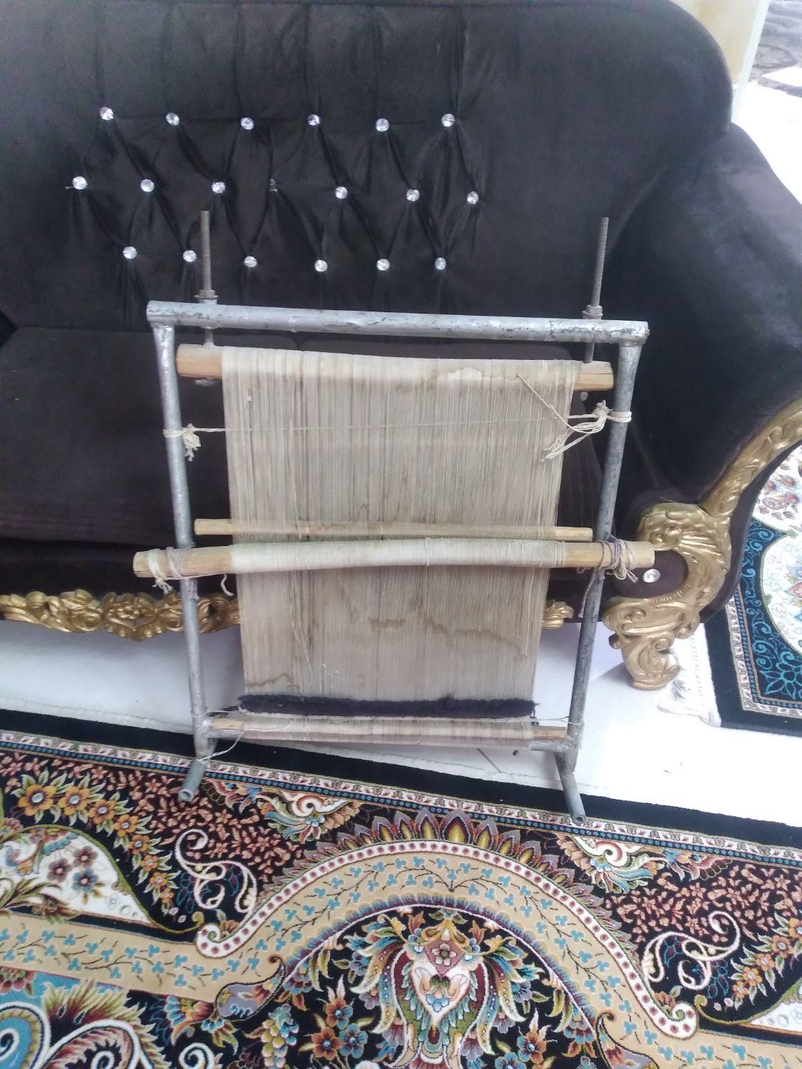 دار قالیچه نخ شده اماده|تابلو فرش|اندیشه, |دیوار