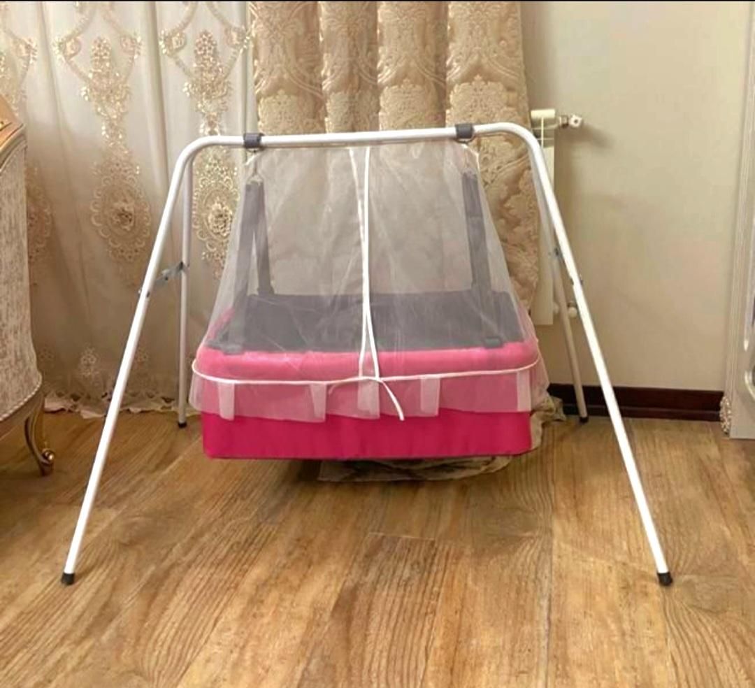 گهواره ننویی کاملاتابخور ضدکولیک100٪تضمینی|تخت و صندلی بچه|کرج, حصارک بالا|دیوار