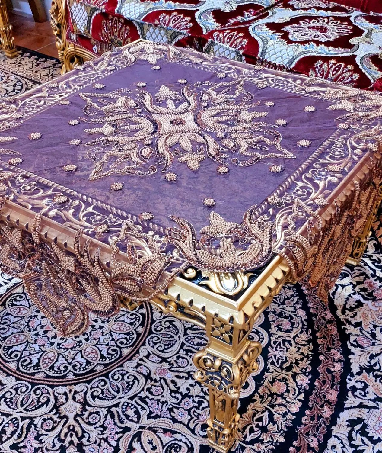 رومیزی کار شده|پرده، رانر، رومیزی|تهران, زمزم|دیوار