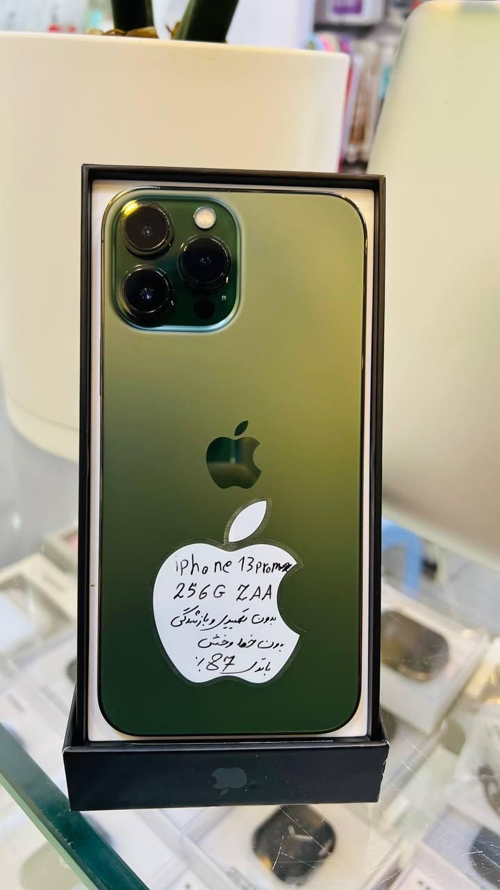اپل iPhone 13 Pro Max با حافظهٔ ۲۵۶ گیگابایت|موبایل|تهران, شهرک محلاتی|دیوار