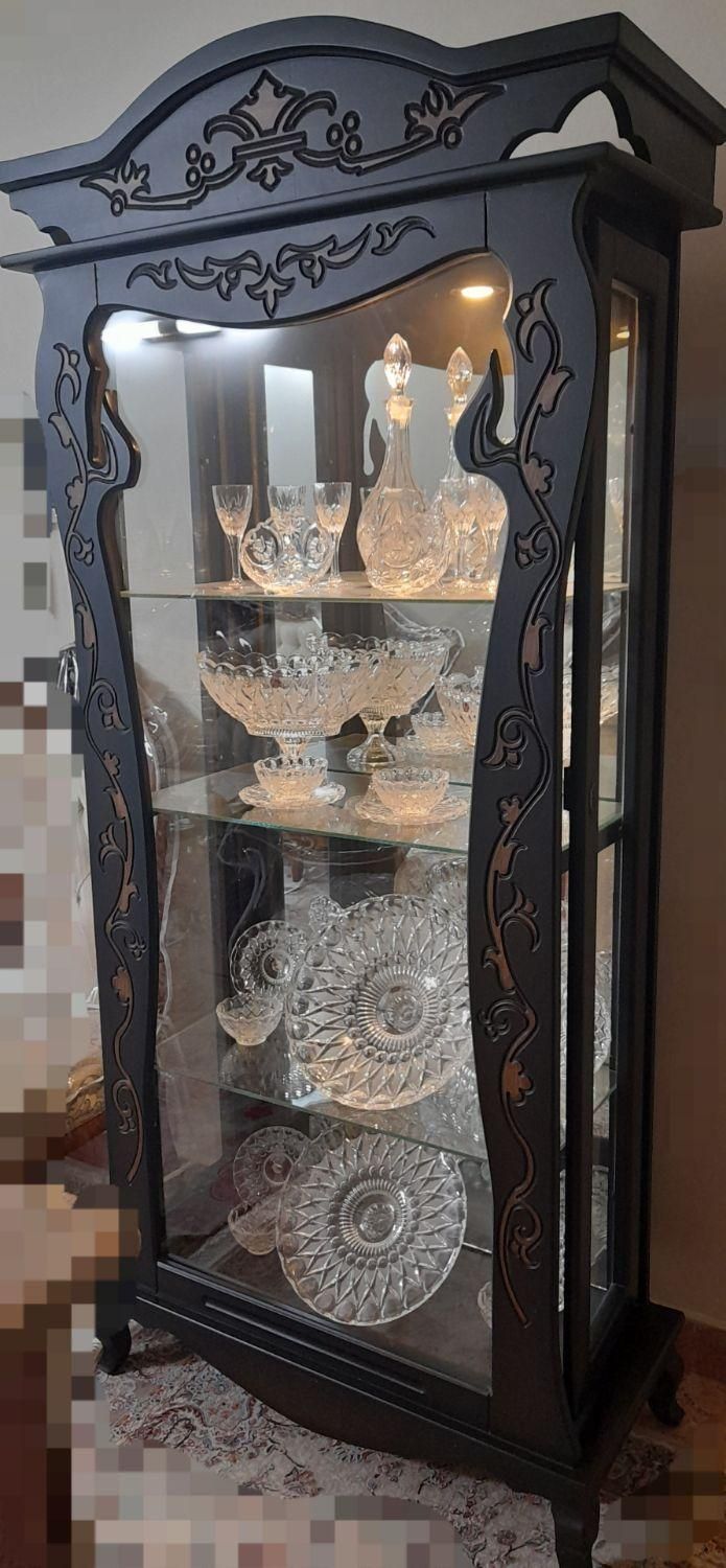 بوفه ی چوبی|بوفه، ویترین، کنسول|تهران, قیام|دیوار