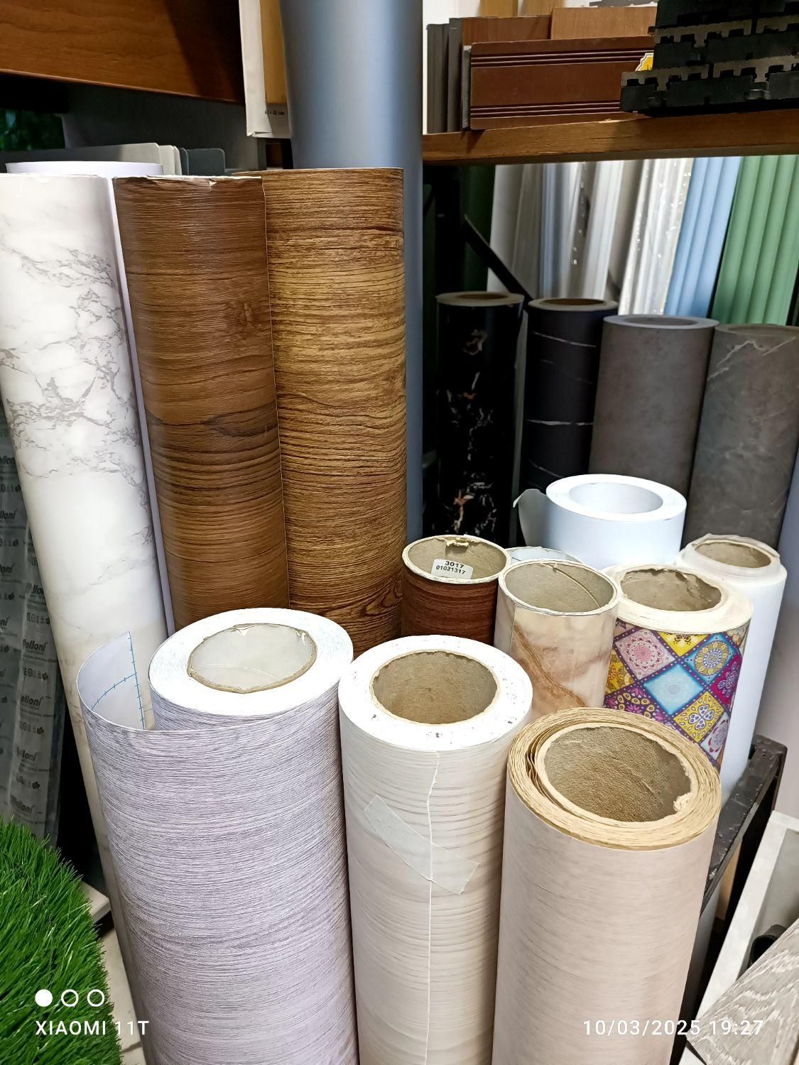 دیوار پوش پشت چسبدار و رول کابینت و فومی|مصالح و تجهیزات ساختمان|رامسر, |دیوار