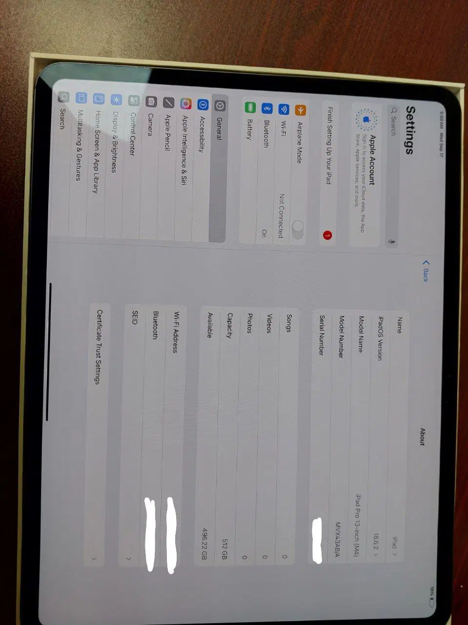 iPad pro 13 inch M4 512G WIFI 2024|تبلت|تهران, میدان ولیعصر|دیوار