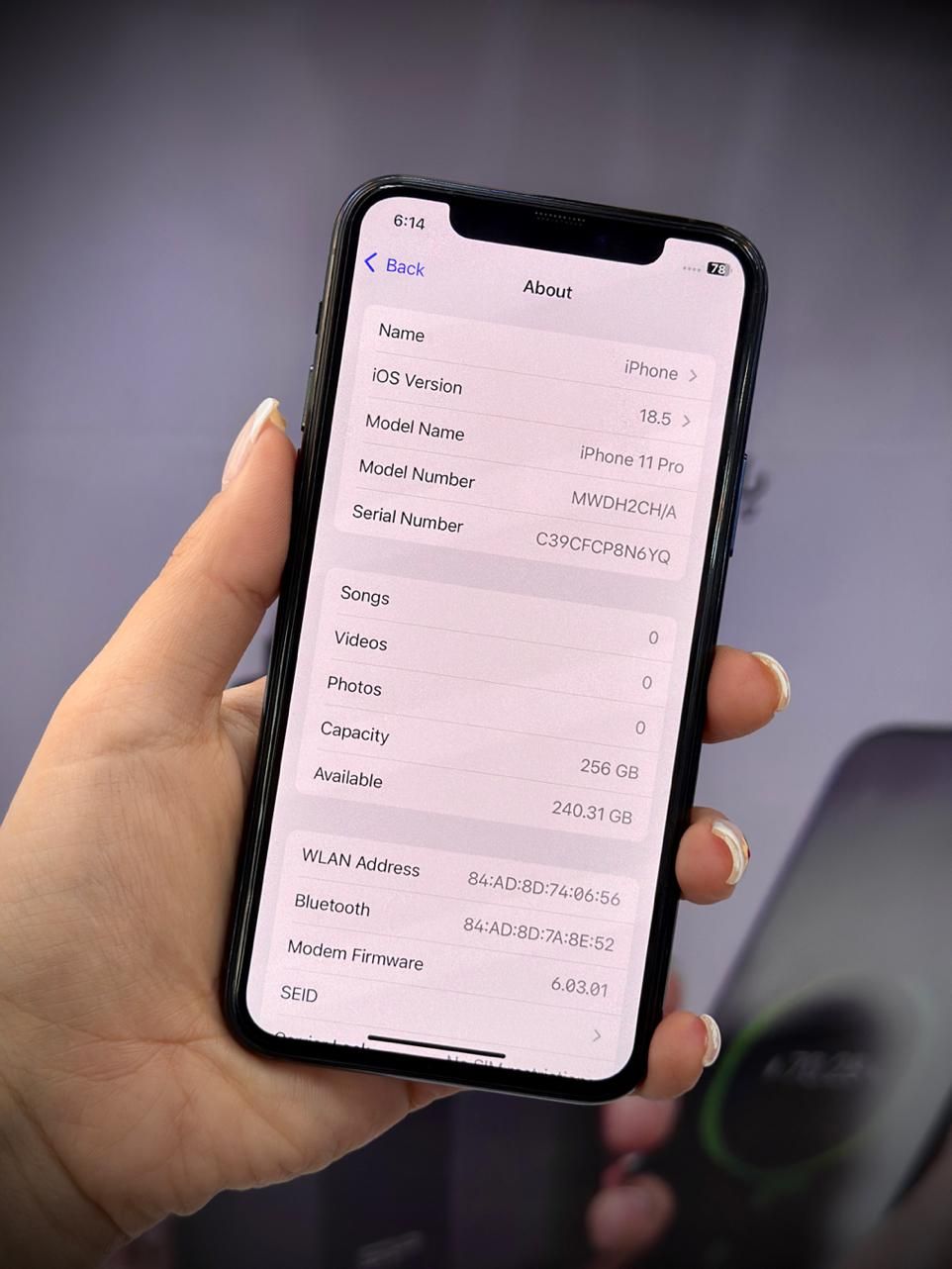 اپل iPhone 11 Pro با حافظهٔ ۲۵۶ گیگابایت|موبایل|کرمانشاه, |دیوار