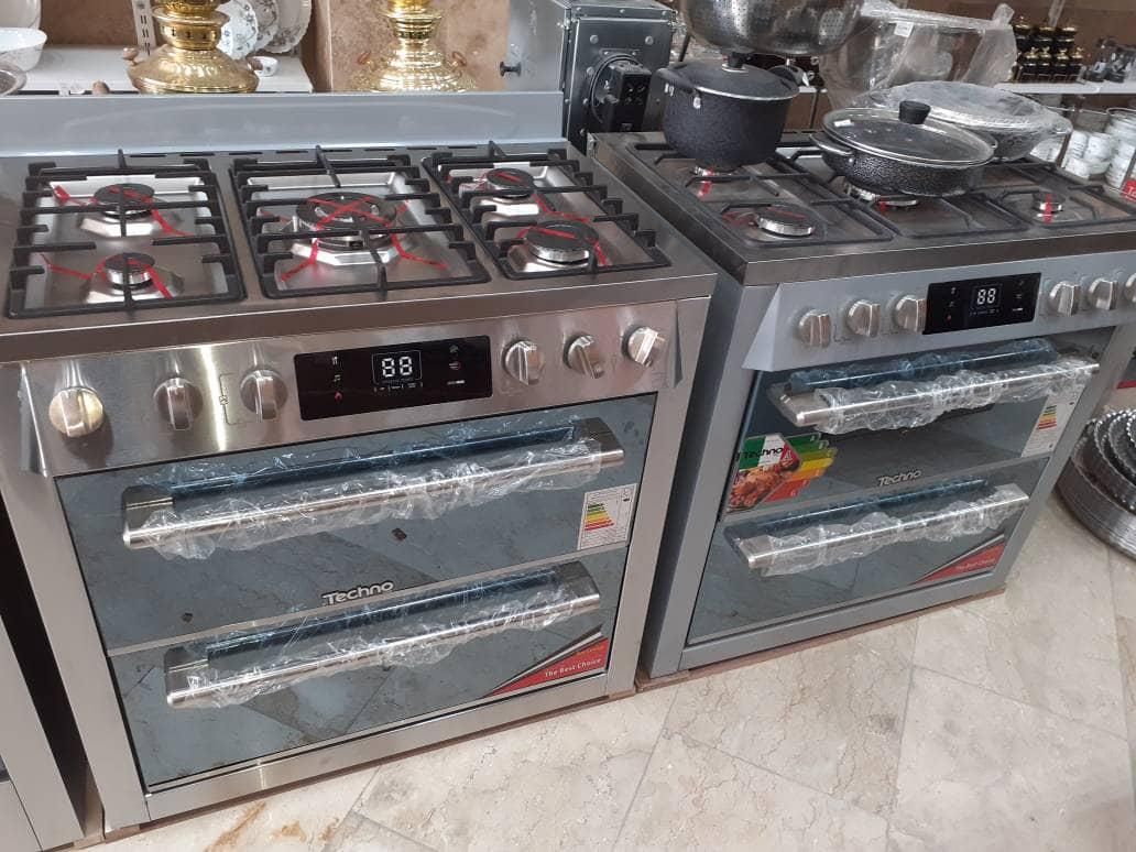 اجاق گاز۵ شعله تمام استیل|اجاق گاز و لوازم برقی پخت‌وپز|ورامین, قويينک زهری|دیوار