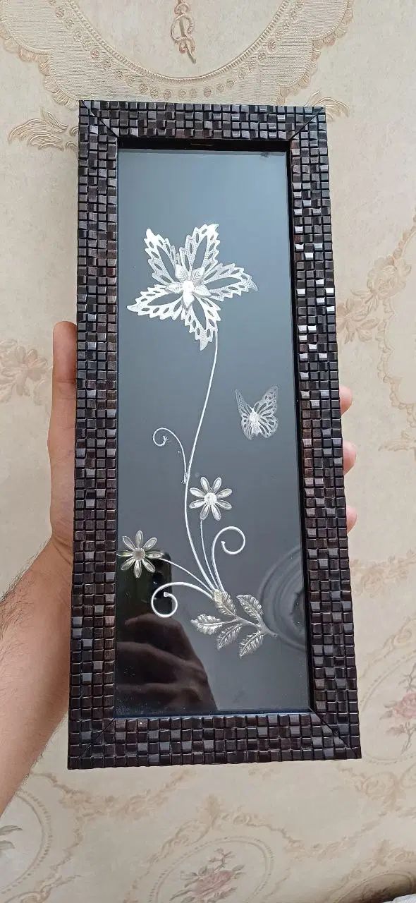 گل شاخه نقره ای باکسی|صنایع دستی و سایر لوازم تزئینی|اصفهان, دشتستان|دیوار