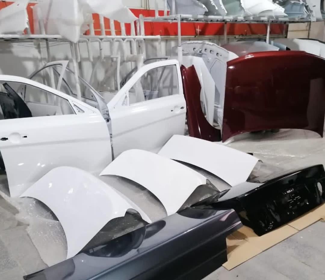 شهر بدنه و قطعات رنگی کاپوت.  سپر.|قطعات یدکی و لوازم جانبی|رباط‌کریم, |دیوار