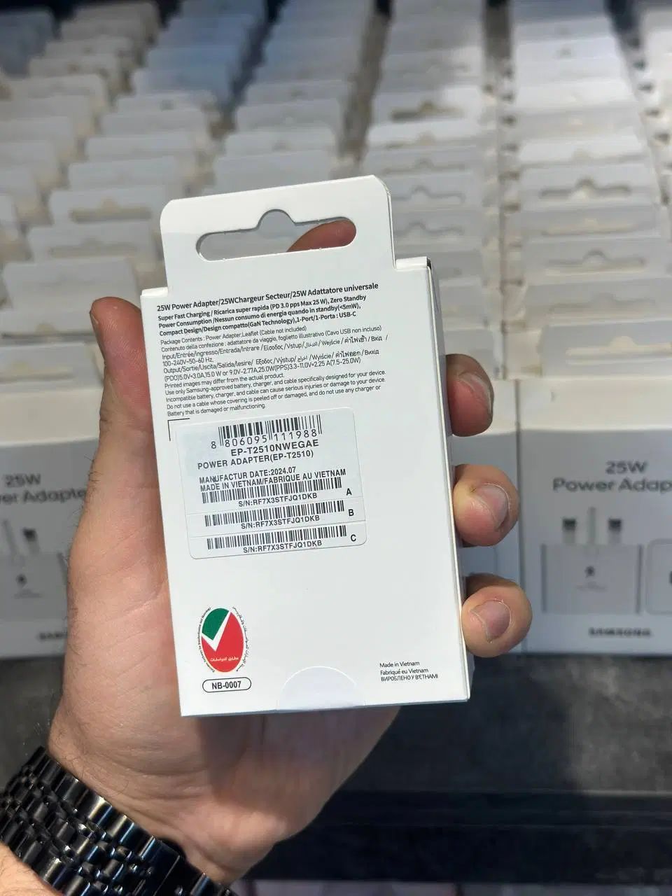 شارژر و آداپتور ۲۵ وات سامسونگ 25w و کابل شارژ|لوازم جانبی موبایل و تبلت|اسلام‌شهر, شهرک مفیدی|دیوار