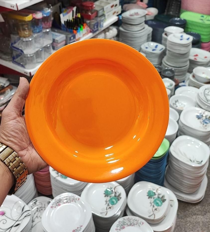 سرویس ملامین گرد/نارنجی/نشکن/قیمت قبل ارسال رایگان|ظروف سرو و پذیرایی|مشهد, کارمندان دوم|دیوار