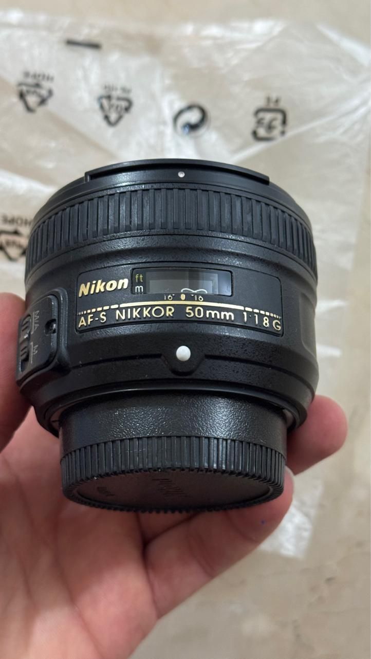 لنز ۵۰ نیکون 50mm f1.8 nikon|دوربین عکاسی و فیلم‌برداری|شیراز, حافظیه|دیوار