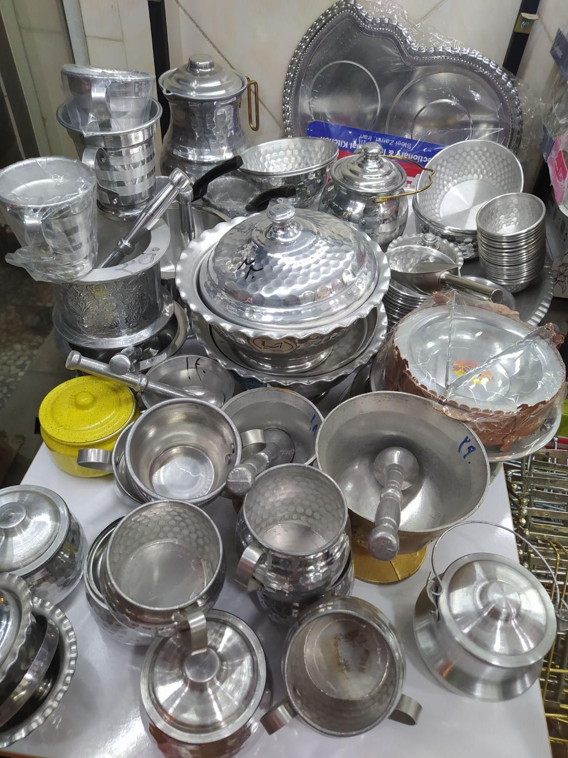 تعویض ظروف روحی تفلون مس برنج|ظروف پختوپز|قم, قلعه کامکار|دیوار