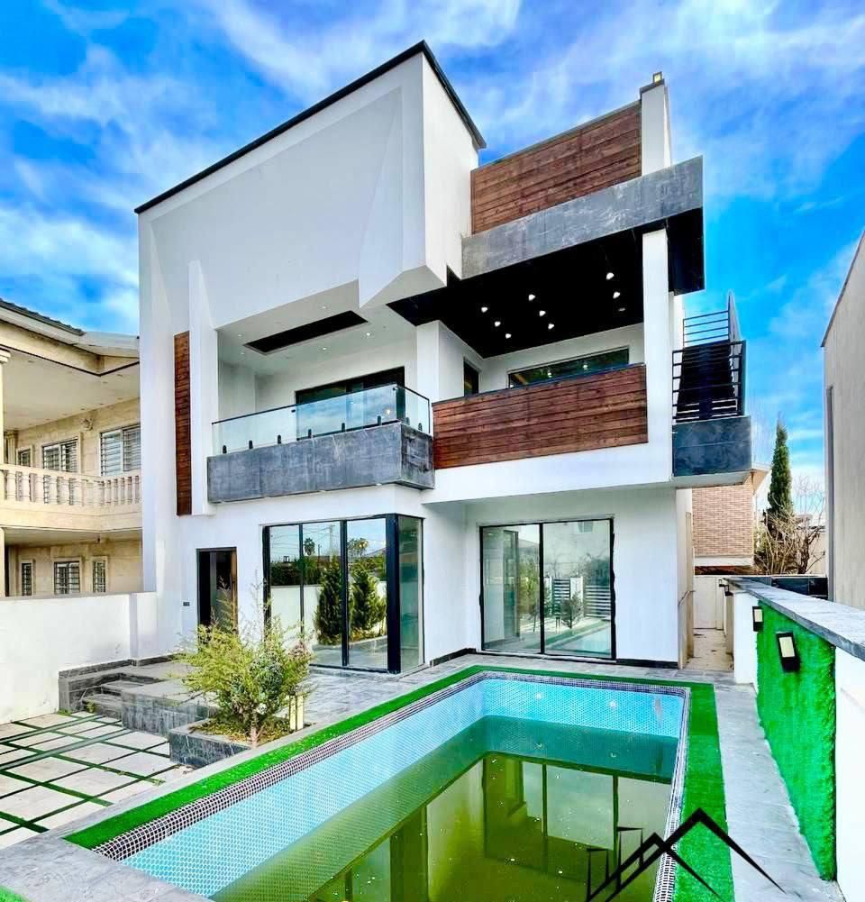 ویلا تریبلکس مدرن با استخر در شهرک تکمیل/سندتکبرگ|فروش خانه و ویلا|خلخال, |دیوار