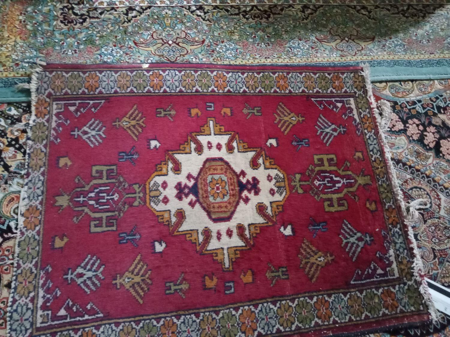 کناره قدیمی یک جفت|گلیم، جاجیم، گبه|بومهن, |دیوار