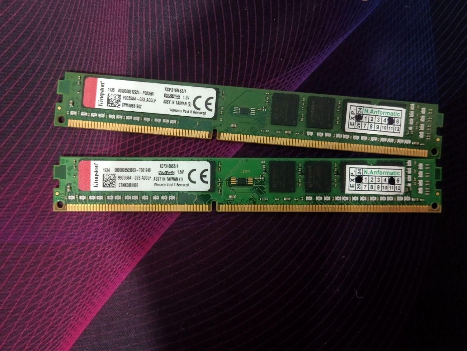 رم کامپیوتر DDR3 ظرفیت 8 گیگ|قطعات و لوازم جانبی رایانه|اصفهان, لاله|دیوار