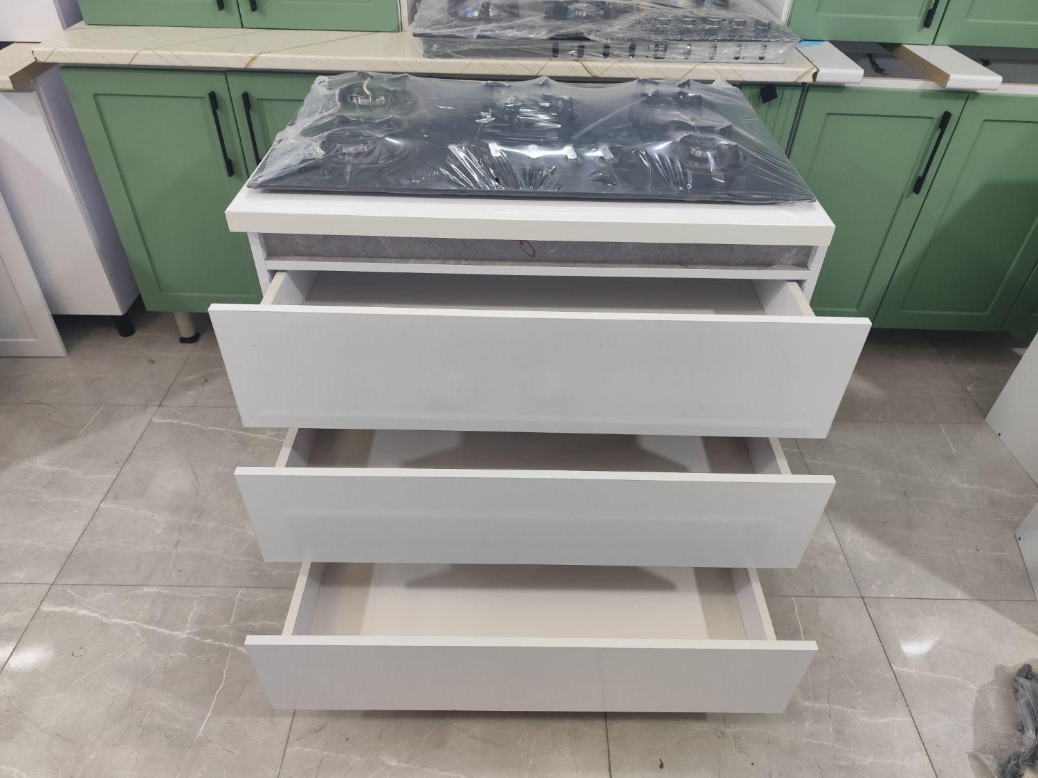 کابینت آماده زیرگازی دستگیره مخفی کد 02|مصالح و تجهیزات ساختمان|کرج, مصباح|دیوار