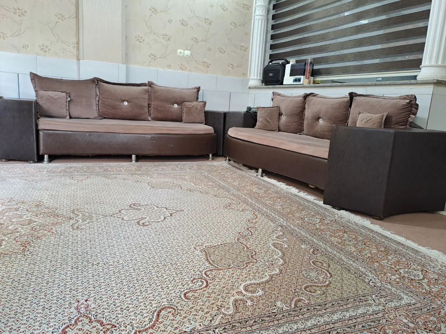 مبل ۸ نفره کارکرده|مبلمان خانگی و میز عسلی|اصفهان, ستار|دیوار