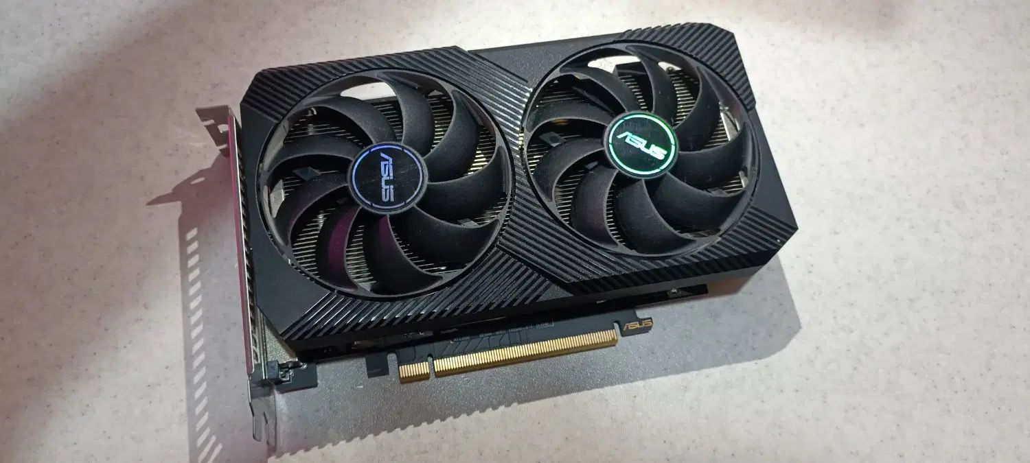 گرافیک Asus dual RTX 3050 8gb V2|قطعات و لوازم جانبی رایانه|تهران, نظام‌آباد|دیوار