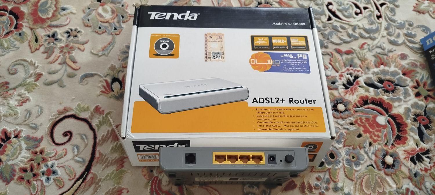 مودم روتر+ADSL2|مودم و تجهیزات شبکه|قم, پردیسان|دیوار