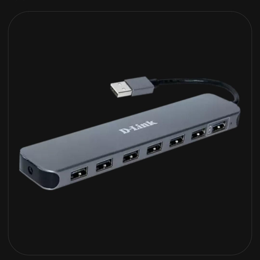 USB Hub هاب ۷ پورت یو اس بی D-LINK DUB-H7|قطعات و لوازم جانبی رایانه|شیراز, ظهور|دیوار