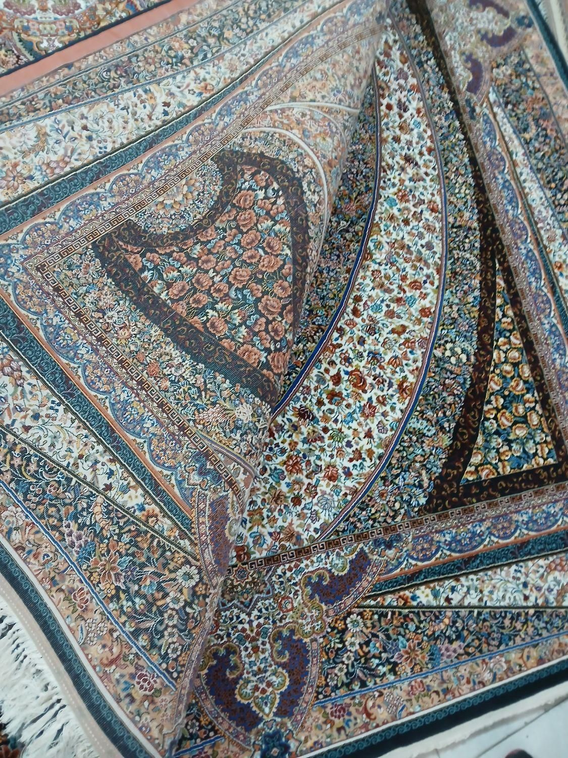 سه تخته فرش نه متری کهکشان در حد جهیزیه|فرش|کرج, خرمدشت|دیوار