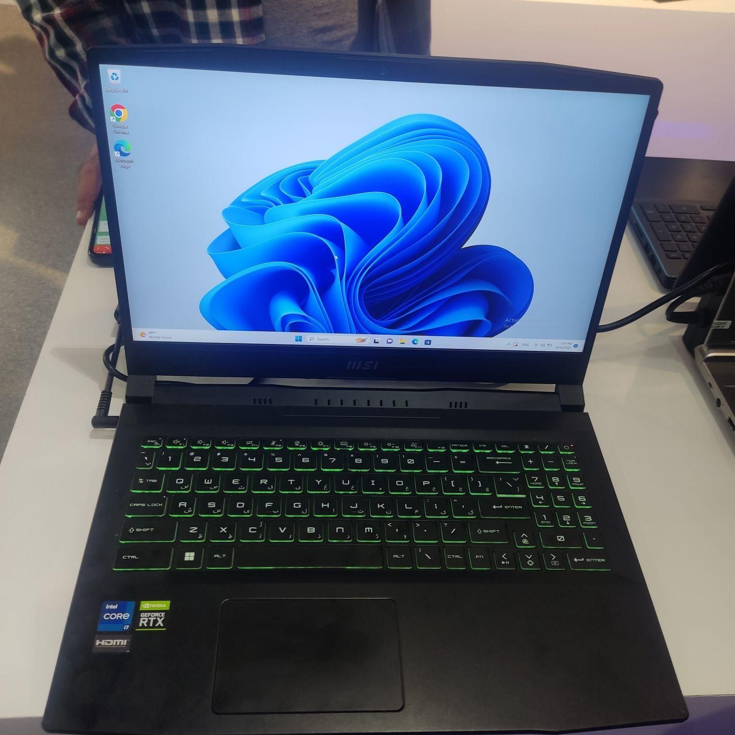 لپ‌تاپ نسل12 MSI i7 رمDDR5 هارد1TB گرافیک RTX 6GB|رایانه همراه|تهران, میرداماد|دیوار