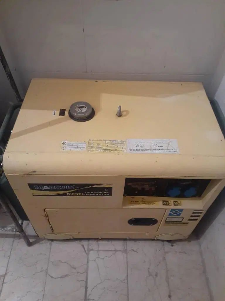 موتور برق مارکیوس دیزل سایلنت ۶۵۰۰ وات|ماشین‌آلات صنعتی|کرج, کارخانه قند|دیوار