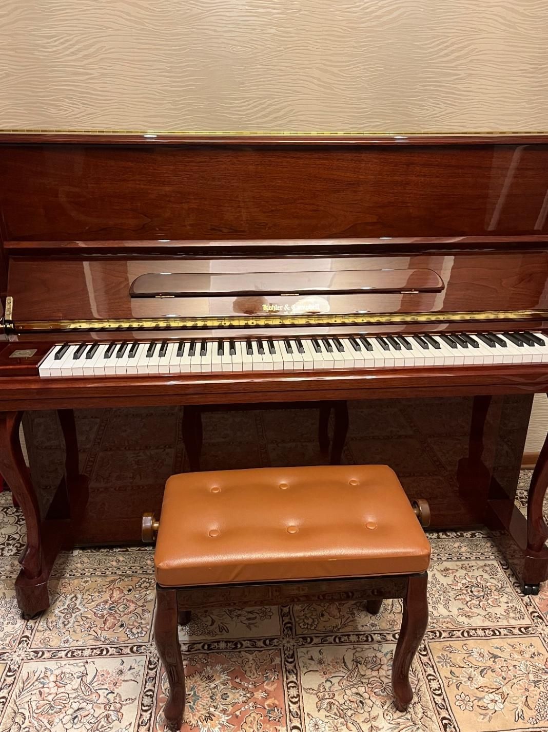 پیانو کهلر اند کمپل مدل KC121FD رنگ ماهگونی|پیانو، کیبورد، آکاردئون|شیراز, قصرالدشت|دیوار