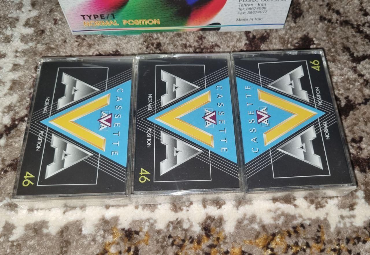 ۲۰۰عدد کاست خام پلمپ ۴۶دقیقه دنا همگی سلفون دار|فیلم و موسیقی|تهران, گمرک|دیوار