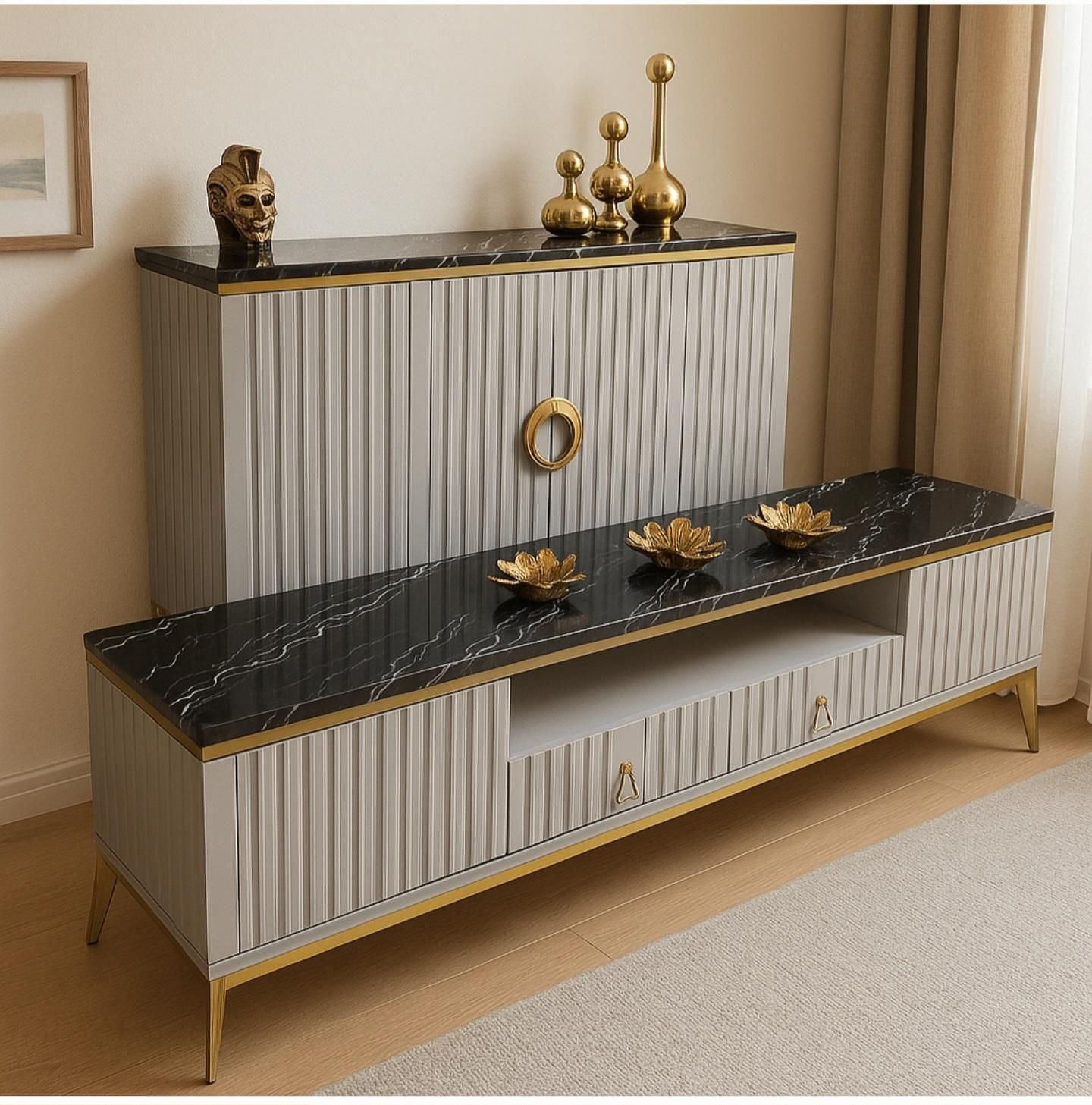 اینه کنسول شیک کنسول مدرن تولیدی درسا|بوفه، ویترین، کنسول|مشهد, سیس‌آباد|دیوار