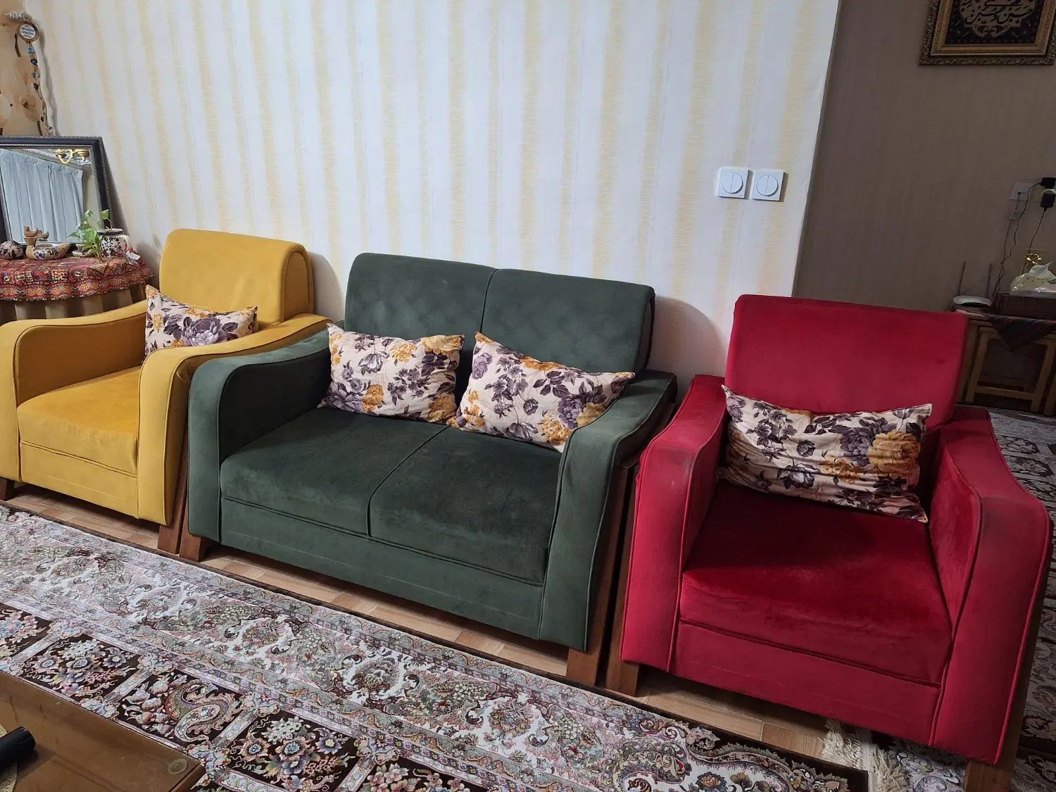 مبل ۱۲ نفره|مبلمان خانگی و میز عسلی|تهران, جابری|دیوار