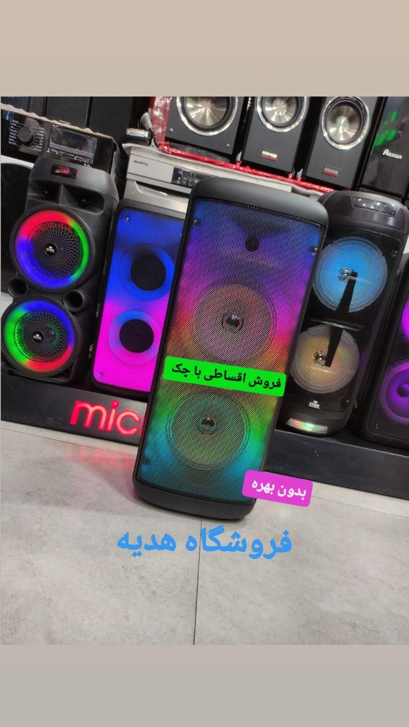 باند اسپیکر وسینما خانواده تمام LED با چک بی بهره|سیستم صوتی خانگی|تبریز, |دیوار
